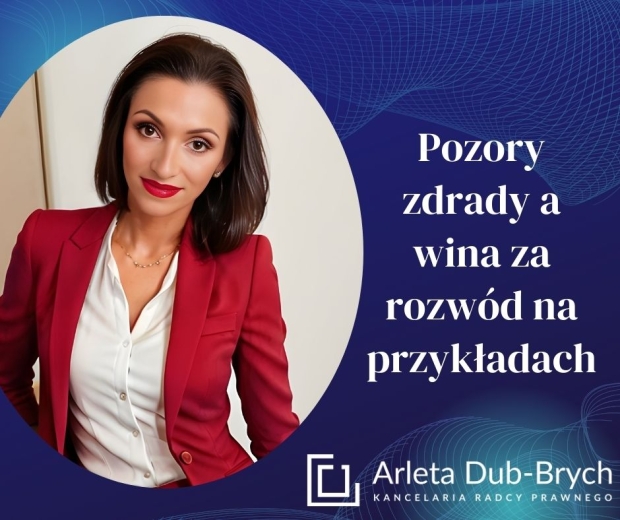 Pozory zdrady a wina za rozwód na przykładach