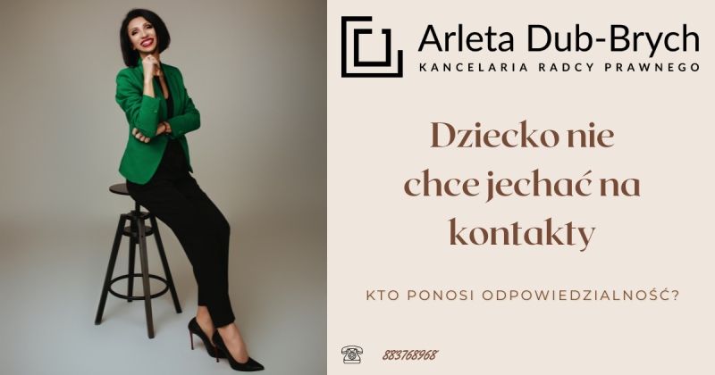 Dziecko nie chce jechać na kontakty